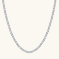 Natural Diamond Tennis Necklace