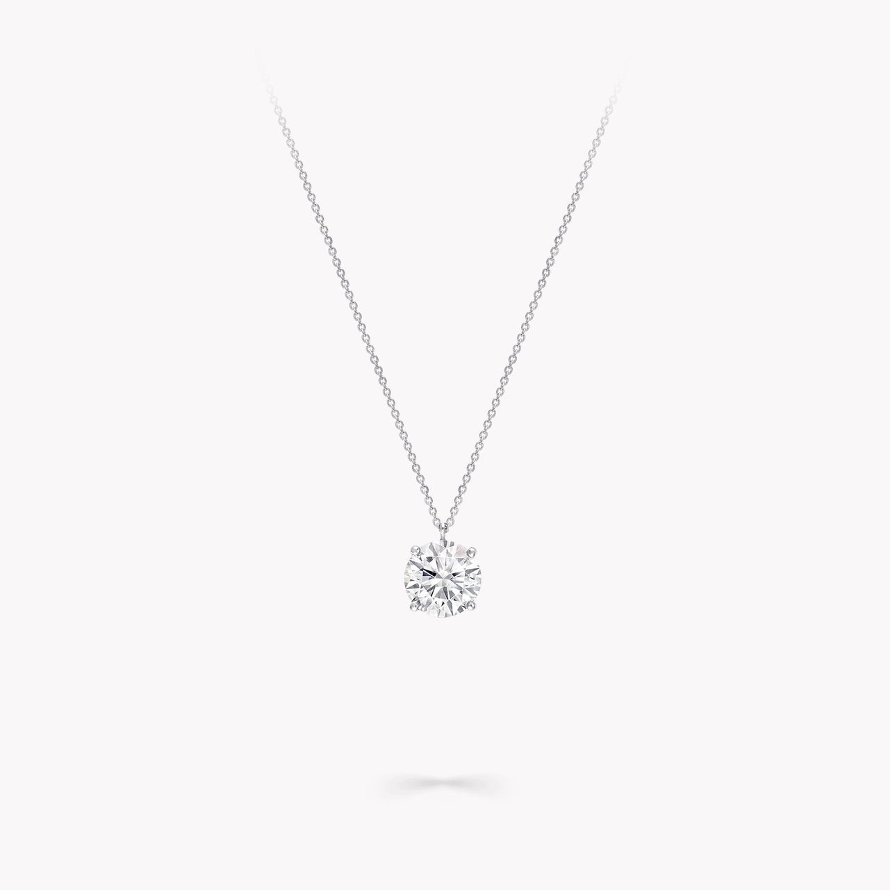 Round Diamond Pendant