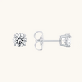 1.00 Carat Diamond Earrings in 18ct White Gold