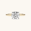 Certified Solitaire Engagement Ring with a 2 Carat TW Diamond in 14kt Yellow Gold