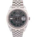 Rolex Datejust 41mm Wimbledon Dial Watch Ref# 126334