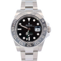 Rolex GMT-Master II 40mm Black Dial Watch Ref# 126710GRNR