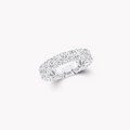 Four Claw Round Diamond Wedding Band