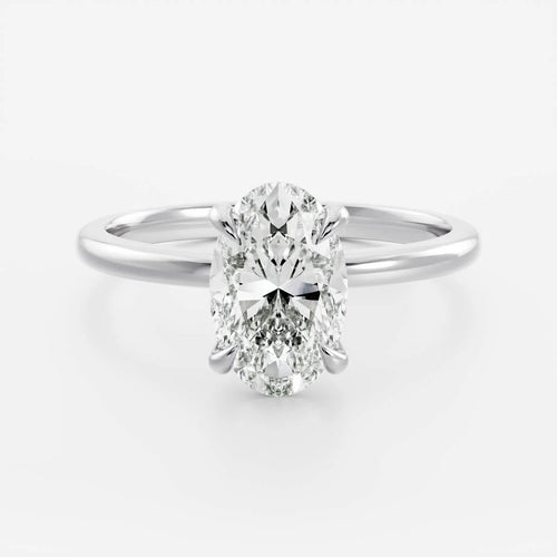 1.50 Carat Oval Solitaire Engagement Ring