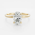 1.50 Carat Oval Solitaire Engagement Ring