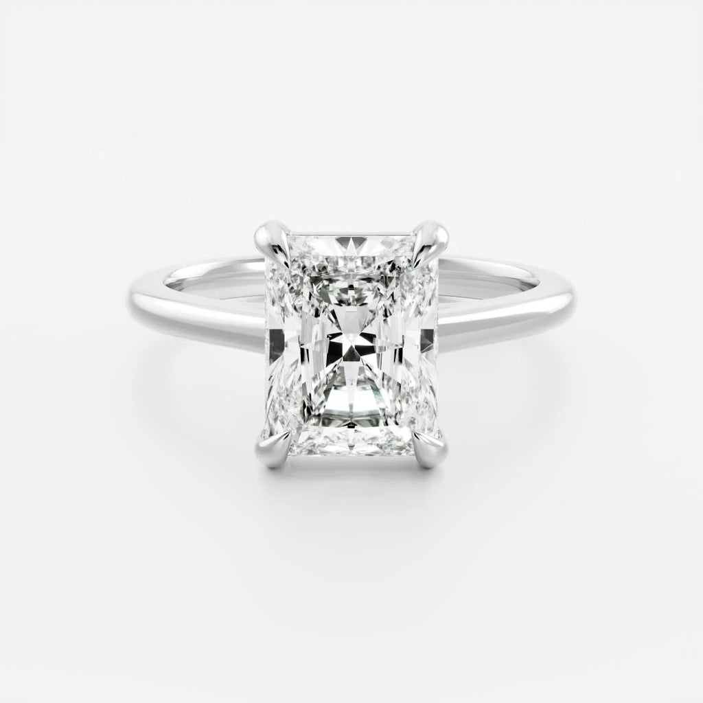 1.50 Carat Radiant Solitaire Engagement Ring